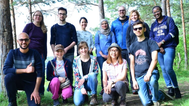 Bioactive glasses group in April 2018